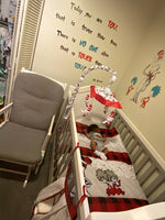 Dr. Seuss Cat-n-The Hat 4-Piece Crib Bedding Set