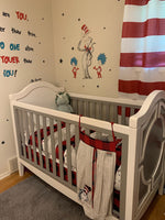 Dr. Seuss Cat-n-The Hat 4-Piece Crib Bedding Set