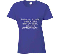 Grandparent - Purple/white T Shirt
