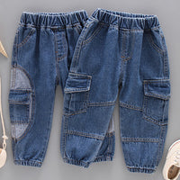 Toddler's Casual Elastic Waist Jeans