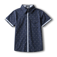 Toddler Boy's Anchor Pattern Shirt